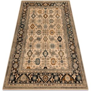 Rugsx - Wool carpet omega parillo frame jadeit brown brown 200x300 cm Rugsx - Wool carpet omega parillo frame jadeit brown brown 200x300 cm