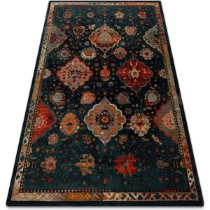 Rugsx - Wool Rug Poland Vintage Blue Flowers 235x350cm - Rug Rugsx - Wool Rug Poland Vintage Blue Flowers 235x350cm - Rug