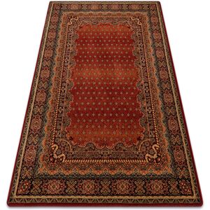 RUGSX Wool carpet polonia baron burgundy red 100x150 cm RUGSX Wool carpet polonia baron burgundy red 100x150 cm