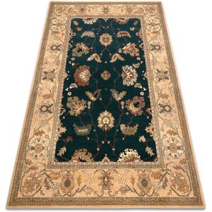 Rugsx - Wool carpet polonia Loare frame emerald green 200x300 cm Rugsx - Wool carpet polonia Loare frame emerald green 200x300 cm