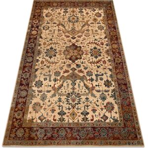 RUGSX Wool carpet POLONIA VERANO Ornament, frame light ruby red 200x300 cm RUGSX Wool carpet POLONIA VERANO Ornament, frame light ruby red 200x300 cm