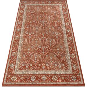 Rugsx - Wool Carpet soho 477.27.LA300 osta - Rhombus, frame geometric natural terracotta / beige orange 200x300 cm Rugsx - Wool Carpet soho 477.27.LA300 osta - Rhombus, frame geometric natural terracotta / beige orange 200x300 cm