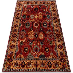 RUGSX Wool carpet SUPERIOR OMAN oriental ruby red 200x300 cm RUGSX Wool carpet SUPERIOR OMAN oriental ruby red 200x300 cm