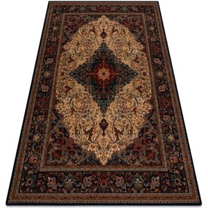 RUGSX Wool carpet SUPERIOR PIENA Rosette ruby red 235x350 cm RUGSX Wool carpet SUPERIOR PIENA Rosette ruby red 235x350 cm