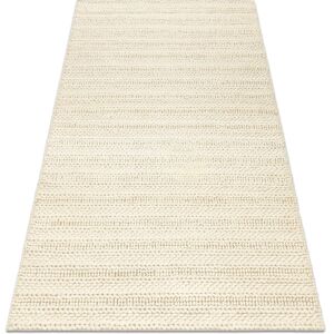 RugsX Wool Carpet TAHAR 99002B Cream - Handwoven Loop, 120x180cm RugsX Wool Carpet TAHAR 99002B Cream - Handwoven Loop, 120x180cm