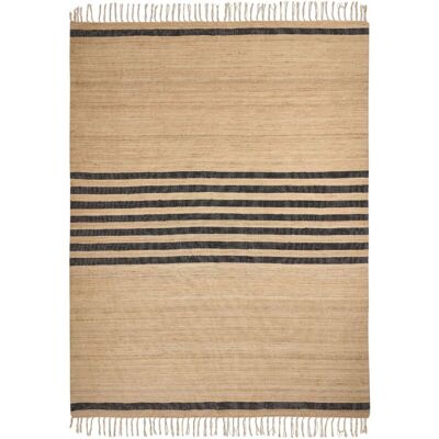 Beliani Beige Jute Rug - Boho Style 160x230cm Beliani Beige Jute Rug - Boho Style 160x230cm