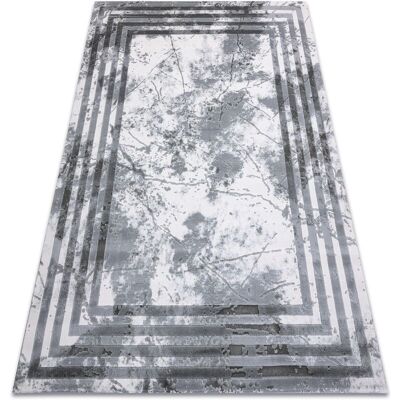 VALS Acrylic Carpet - Grey / Ivory - 240x340 cm - Carpet VALS Acrylic Carpet - Grey / Ivory - 240x340 cm - Carpet