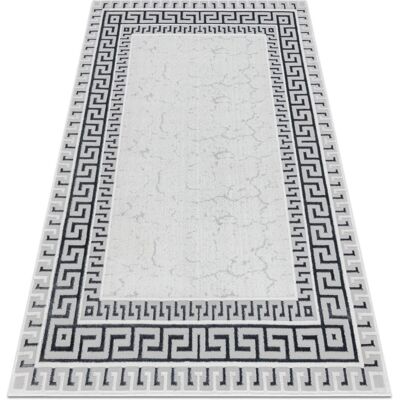 RugsX Rugs ALLURE 1960 Greek key White / Grey Carpet - Carpet RugsX Rugs ALLURE 1960 Greek key White / Grey Carpet - Carpet