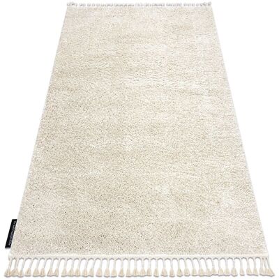 BERBER 9000 Carpet - Cream Geometric Shaggy Rug BERBER 9000 Carpet - Cream Geometric Shaggy Rug