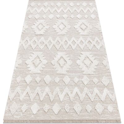 RugsX Eco SisAl Moroc Rhombus Fringe - Natural Rug RugsX Eco SisAl Moroc Rhombus Fringe - Natural Rug