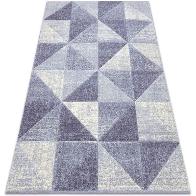 Dywany Łuszczów Carpet FEEL Triangles beige/violet - Carpet Dywany Łuszczów Carpet FEEL Triangles beige/violet - Carpet