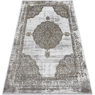 LIRA Grey / Gold Carpet - Modern, Structural, Glamour - 80x150cm LIRA Grey / Gold Carpet - Modern, Structural, Glamour - 80x150cm