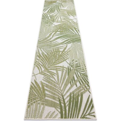RugsX Sisal Flat Woven Carpet - Tropical Palm Leaves, 80x250 cm RugsX Sisal Flat Woven Carpet - Tropical Palm Leaves, 80x250 cm