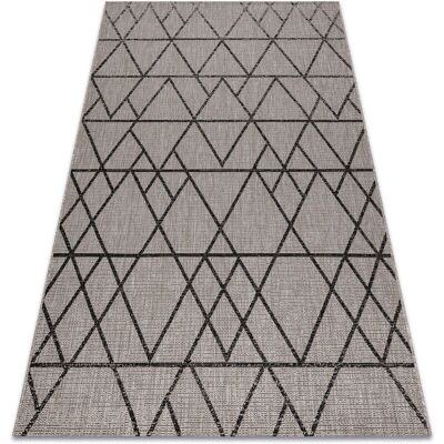 FloorLUX Silver / Black Triangle Carpet - Carpet FloorLUX Silver / Black Triangle Carpet - Carpet