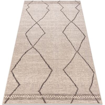 RugsX Angel Wool Carpet - 240x340 cm - Beige / Grey - Luxury Wool Rug RugsX Angel Wool Carpet - 240x340 cm - Beige / Grey - Luxury Wool Rug