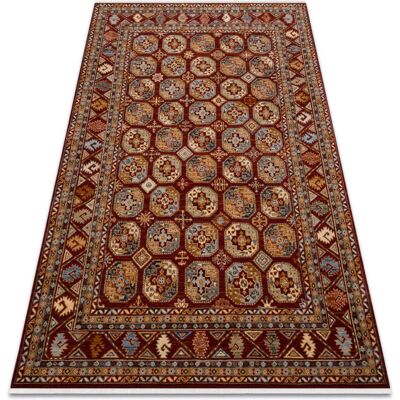 RugsX KESHAN Wool Carpet - Vintage Pattern, Burgundy - Rug RugsX KESHAN Wool Carpet - Vintage Pattern, Burgundy - Rug