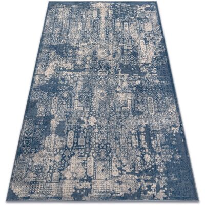 RUGSX Dark Blue / Beige NAIN Vintage Wool Rug - Rug RUGSX Dark Blue / Beige NAIN Vintage Wool Rug - Rug