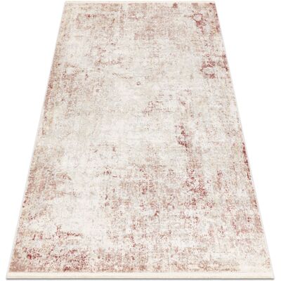 RugsX DISTIN 0828A pink / powder / white modern carpet - Abstract, vintage, fringes RugsX DISTIN 0828A pink / powder / white modern carpet - Abstract, vintage, fringes
