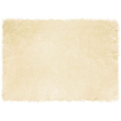 Faux Sheepskin Rug Tafalla Cream 120 x 170 cm Polyester vidaXL Faux Sheepskin Rug Tafalla Cream 120 x 170 cm Polyester vidaXL