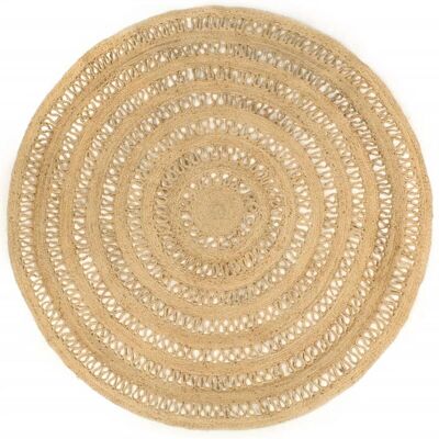 vidaXL Handmade Rug Braided Jute 210 cm - Rug vidaXL Handmade Rug Braided Jute 210 cm - Rug