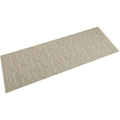 Kitchen Rug Washable Leaves 60x180 cm Velvet Vidaxl Kitchen Rug Washable Leaves 60x180 cm Velvet Vidaxl