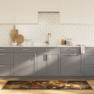 Kitchen Rug Multicolour 60x180 cm Washable Anti Slip Vidaxl Kitchen Rug Multicolour 60x180 cm Washable Anti Slip Vidaxl