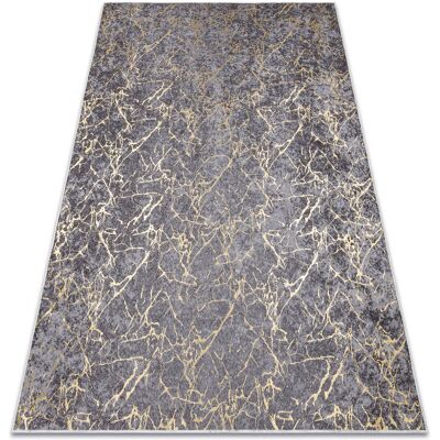 RugsX MIRO 11111.2103 Dark Grey Gold - Modern Machine Washable Carpet RugsX MIRO 11111.2103 Dark Grey Gold - Modern Machine Washable Carpet