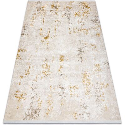 RugsX Duke Modern Carpet - Cream / Gold - Soft, Durable, Stylish RugsX Duke Modern Carpet - Cream / Gold - Soft, Durable, Stylish