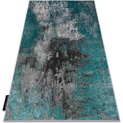 Dywany Łuszczów Modern DE LUXE carpet - green / anthracite - 200x290 cm - Carpet Dywany Łuszczów Modern DE LUXE carpet - green / anthracite - 200x290 cm - Carpet