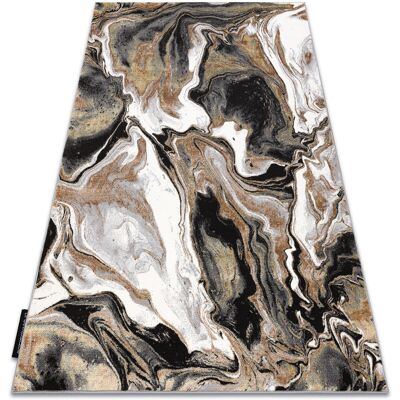 Dywany Łuszczów Modern DE LUXE Carpet - Cream/Gold - 120x170cm - Carpet Dywany Łuszczów Modern DE LUXE Carpet - Cream/Gold - 120x170cm - Carpet