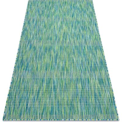 FISY Blue Melange Flat Woven Sisal Rug - Carpet FISY Blue Melange Flat Woven Sisal Rug - Carpet