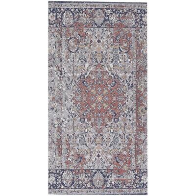 Beliani Multicolour Polyester Cotton 80x150cm Rug - Oriental Pattern Beliani Multicolour Polyester Cotton 80x150cm Rug - Oriental Pattern