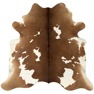 Real Cow Hide Rug Brown and White 150x170 cm Vidaxl Real Cow Hide Rug Brown and White 150x170 cm Vidaxl