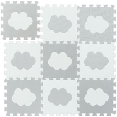Relaxdays Baby Puzzle Carpet - Cloud Design, 9 pcs, 91.5x91.5 cm Relaxdays Baby Puzzle Carpet - Cloud Design, 9 pcs, 91.5x91.5 cm