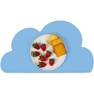 Relaxdays - Cloud silicone placemat - Blue - Placemat Relaxdays - Cloud silicone placemat - Blue - Placemat