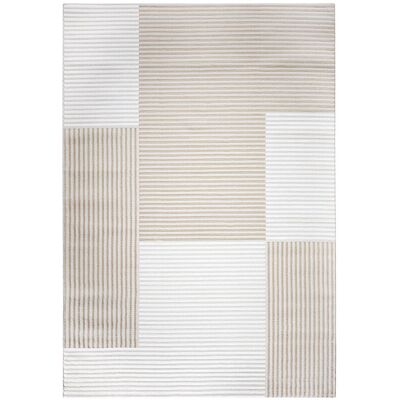 ICONIK INTERIOR Large Contemporary Beige Carpet - Carpet ICONIK INTERIOR Large Contemporary Beige Carpet - Carpet