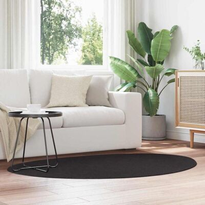 vidaXL Huarte Black Short Pile Carpet - Carpet vidaXL Huarte Black Short Pile Carpet - Carpet