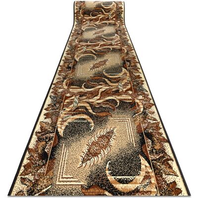 RugsX LEAF Beige Runner - Carpet for Hallway & Kitchen RugsX LEAF Beige Runner - Carpet for Hallway & Kitchen