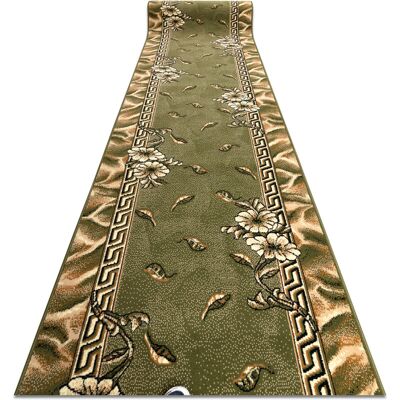 RugsX TRIO Green Carpet - Rectangular, 120x680 cm, Polypropylene RugsX TRIO Green Carpet - Rectangular, 120x680 cm, Polypropylene