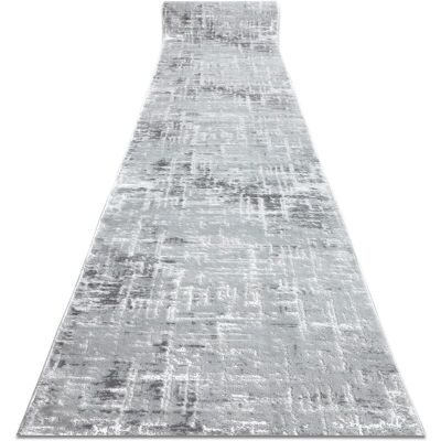 RugsX MEFE 8722 Grey White Runner - Rug Runner for Hallway & Kitchen RugsX MEFE 8722 Grey White Runner - Rug Runner for Hallway & Kitchen