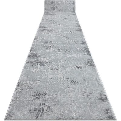 RugsX Grey Structural Runner 70x230cm - Durable Carpet Runner RugsX Grey Structural Runner 70x230cm - Durable Carpet Runner