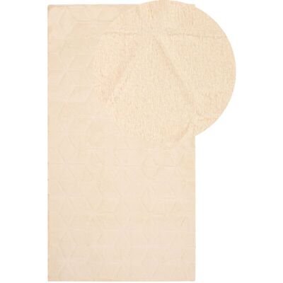 Beliani Faux Rabbit Fur Rug - Beige - 80 x 150 cm - Rug Beliani Faux Rabbit Fur Rug - Beige - 80 x 150 cm - Rug