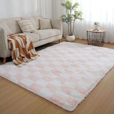 Shaggy Bedroom Rug 120 x 160 cm Bedside Rug Long Pile Soft Rug for Living Room Bedroom Sofa Plush Rug Shaggy Bedroom Rug 120 x 160 cm Bedside Rug Long Pile Soft Rug for Living Room Bedroom Sofa Plush Rug