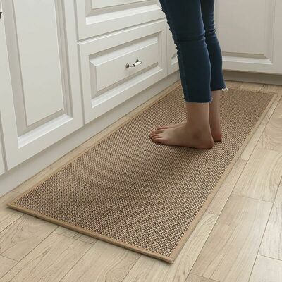Trimec - Tapis de cuisine Tapis Cuisine, Tapis De Cuisine Devant Evier Lavable Antidérapant En Caoutchouc Et Lavable, Jute Tapis Cuisine Devant Evier Trimec - Tapis de cuisine Tapis Cuisine, Tapis De Cuisine Devant Evier Lavable Antidérapant En Caoutchouc Et Lavable, Jute Tapis Cuisine Devant Evier