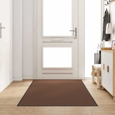 Vidaxl Brown & Black Polypropylene Door Mat - Door Mat Vidaxl Brown & Black Polypropylene Door Mat - Door Mat