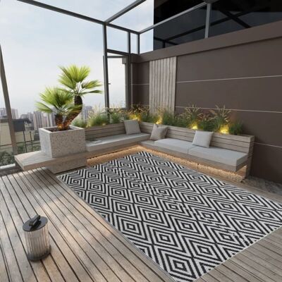 Outdoor Rug arakil Black 140x200 cm pp Vidaxl Outdoor Rug arakil Black 140x200 cm pp Vidaxl