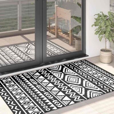 Outdoor Rug arakil Black 120x180 cm pp Vidaxl Outdoor Rug arakil Black 120x180 cm pp Vidaxl