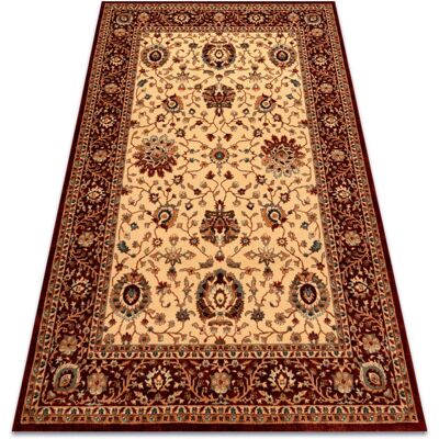 RugsX Wool Carpet KASHQAI 4303 106 Flowers - Wool Rug, Vintage Pattern RugsX Wool Carpet KASHQAI 4303 106 Flowers - Wool Rug, Vintage Pattern
