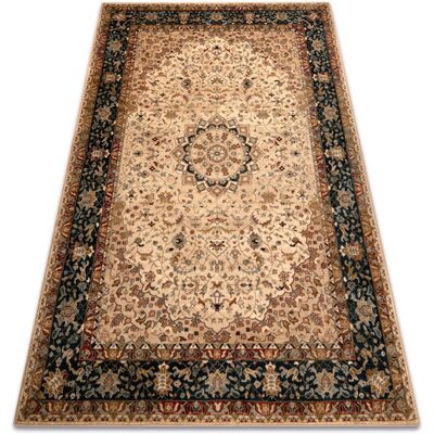 RugsX Omega Vintage Wool Carpet Emerald 235x350cm RugsX Omega Vintage Wool Carpet Emerald 235x350cm