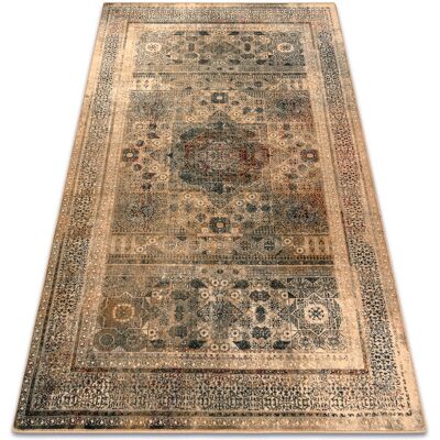 RugsX Wool Carpet Omega Mamluk Cream Vintage 235x350cm RugsX Wool Carpet Omega Mamluk Cream Vintage 235x350cm